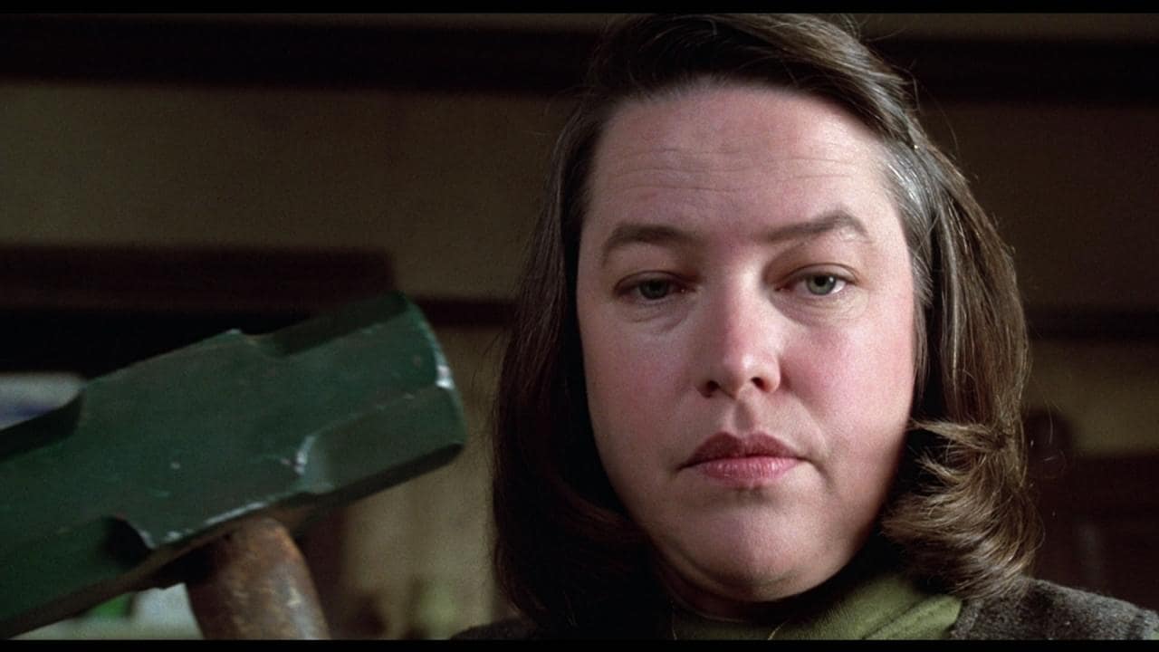 Image: Kathy Bates as Annie Wilkes in Misery (1990). Columbia Pictures.