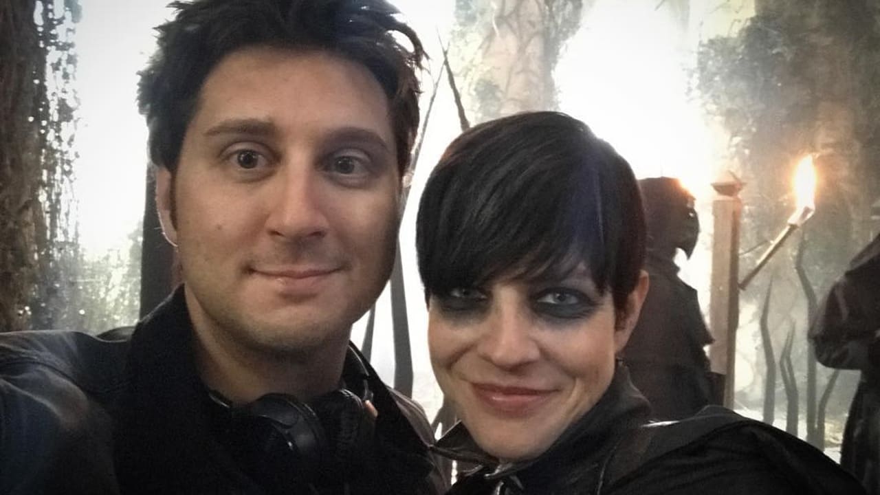 Terry Matalas and Alisen Down with eyeback from 12 Monkeys