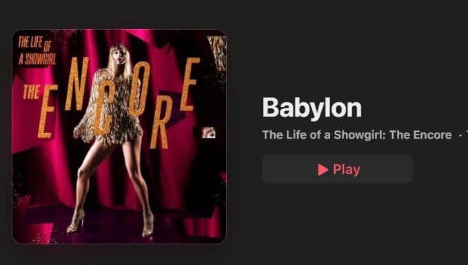 Taylor Swift song art